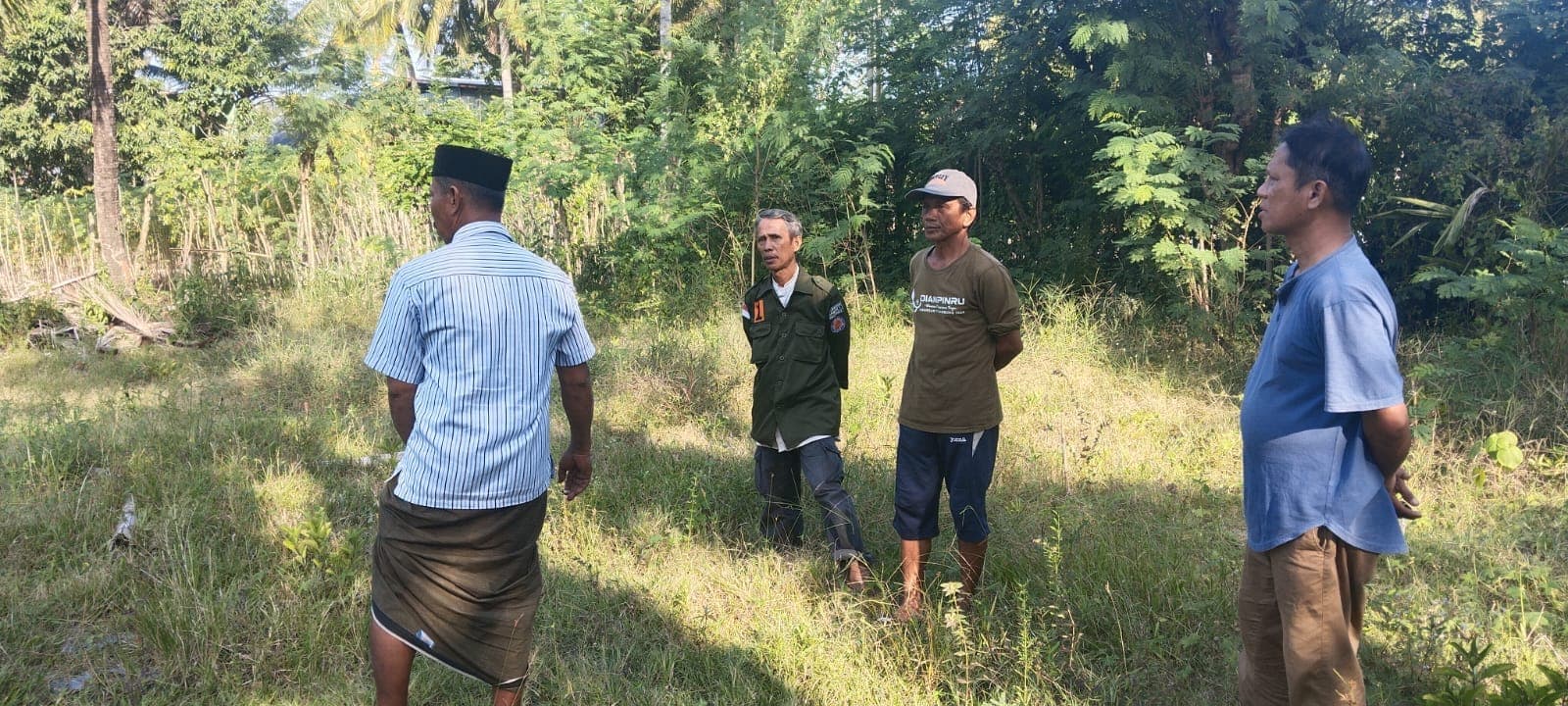 Lahan yang diupayakan sebagai pekuburan baru untuk masyarakat Desa Lekopadis